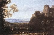 Claude Lorrain Landscape with Apollo and Mercury Sweden oil painting artist